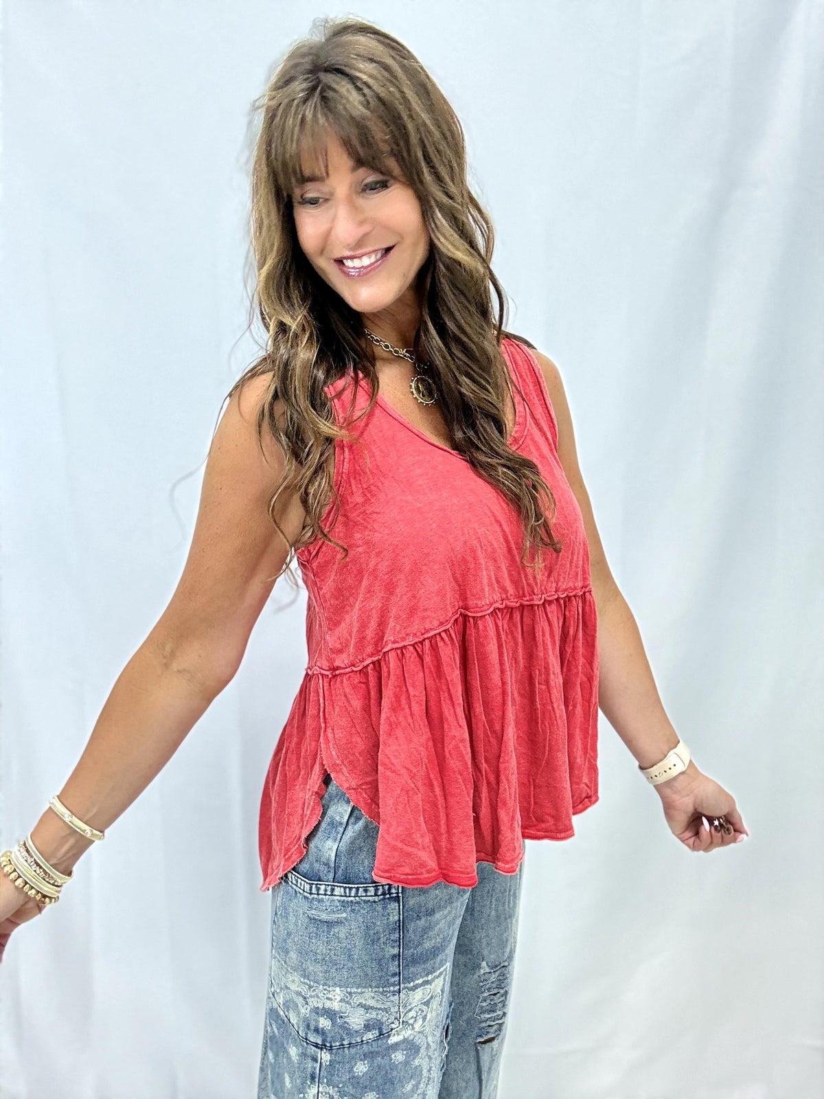 Easy Flow Mineral Washed Tank In 5 Colors