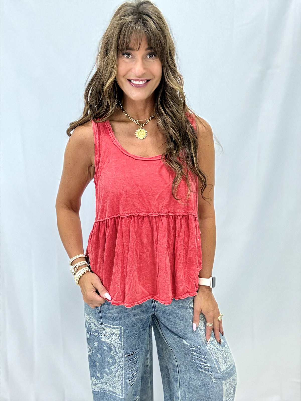 Easy Flow Mineral Washed Tank In 5 Colors