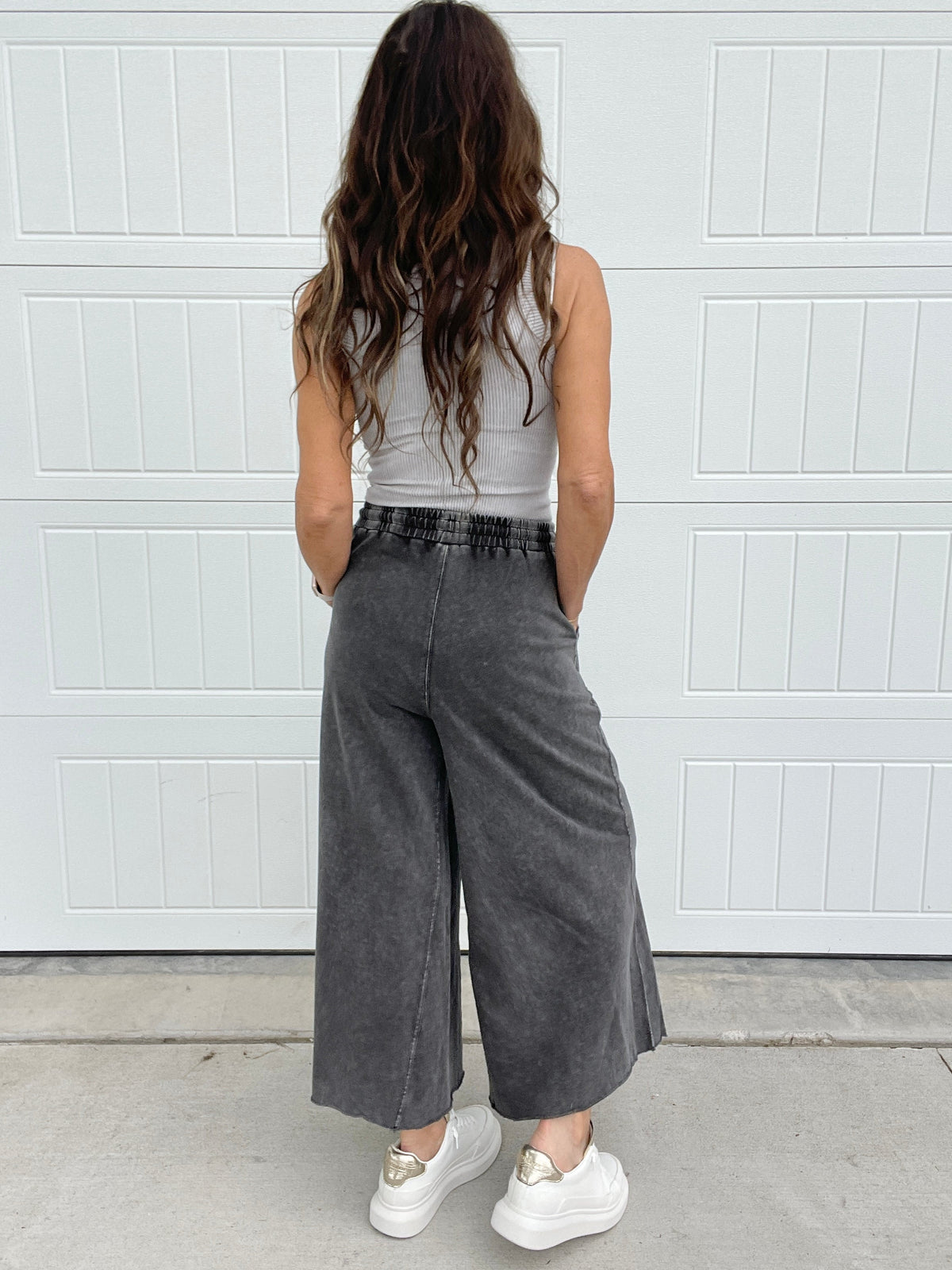In Style Terry Knit Crop Pants In 11 Colors