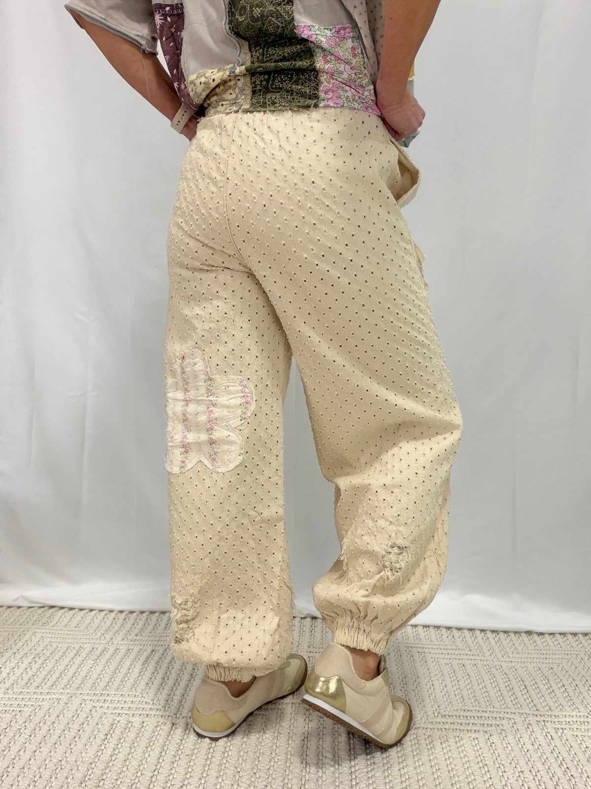 Boho Bloom Patchwork Lounge Pants in 2 Colors