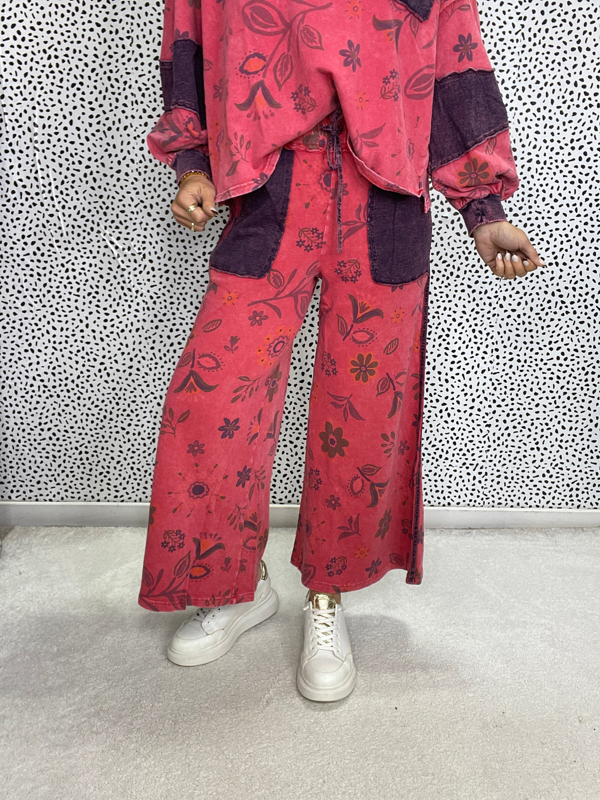Garden Light Floral Printed Pants In 3 Colors