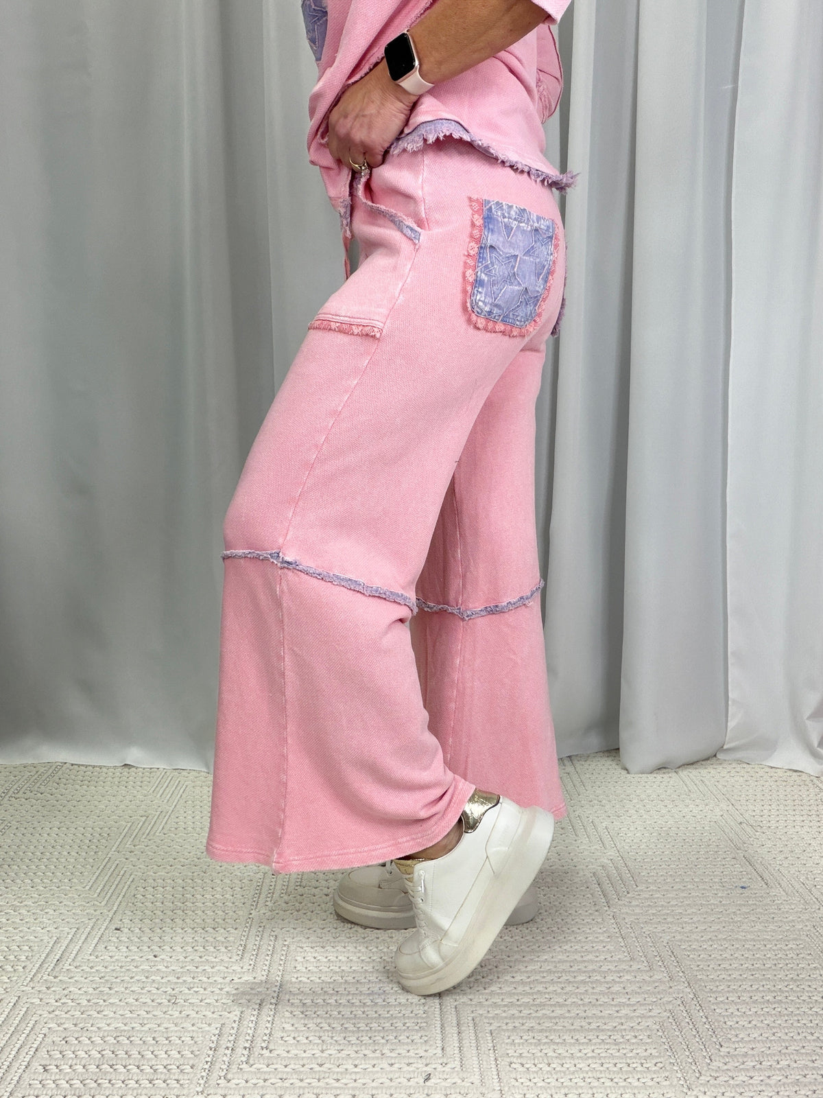 Starry Lounge Wide-Leg Pants in 4 Colors