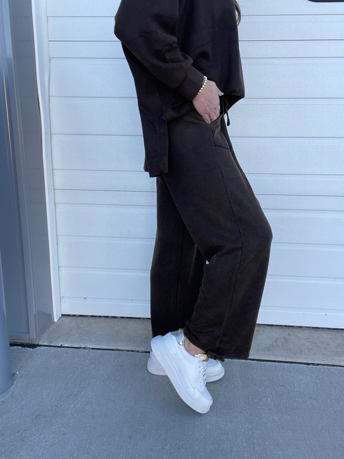 Going Now Mineral Washed Pants In 3 Colors *Final Sale*