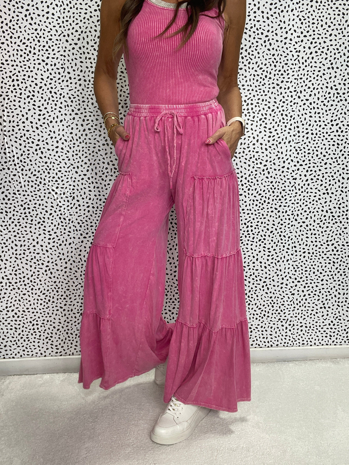 Just Go With It Wide Leg Pants In 2 Colors *Final Sale*