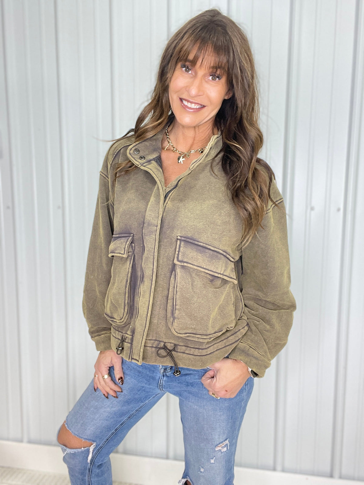 Rustic Ridge Mineral Wash Jacket