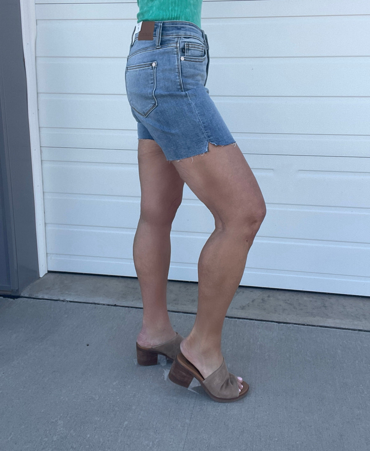 Judy Blue Willow Mid Rise Cut Off Shorts 251 *Final Sale*