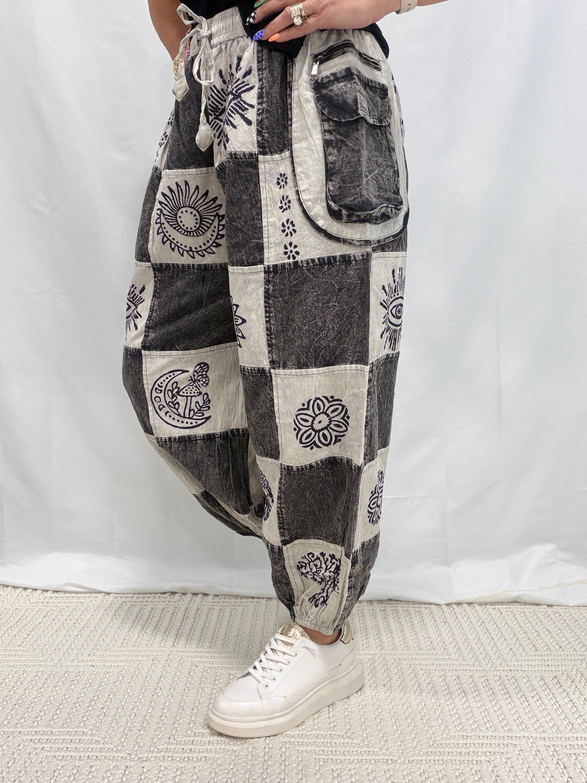 Midnight Muse Patchwork Pants