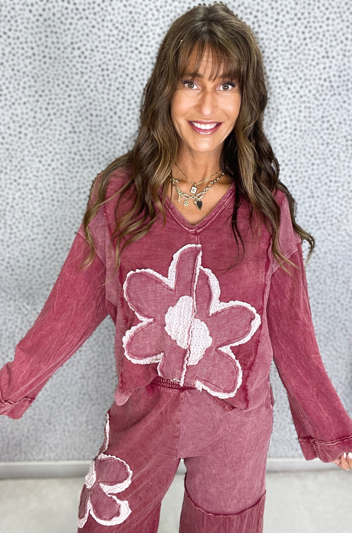 Boho Blooming Mineral Wash Top In 8 Colors