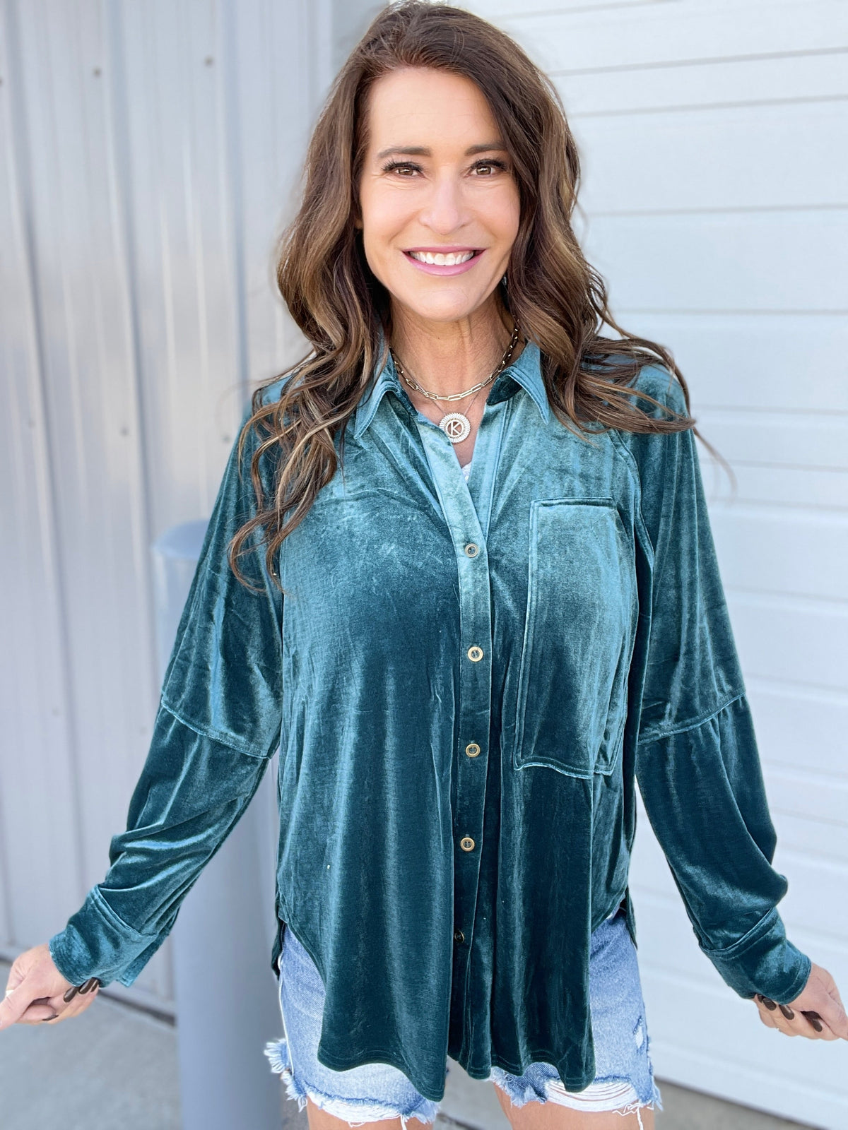 Make It After All Oversized Velvet Top In 3 Colors *Final Sale*