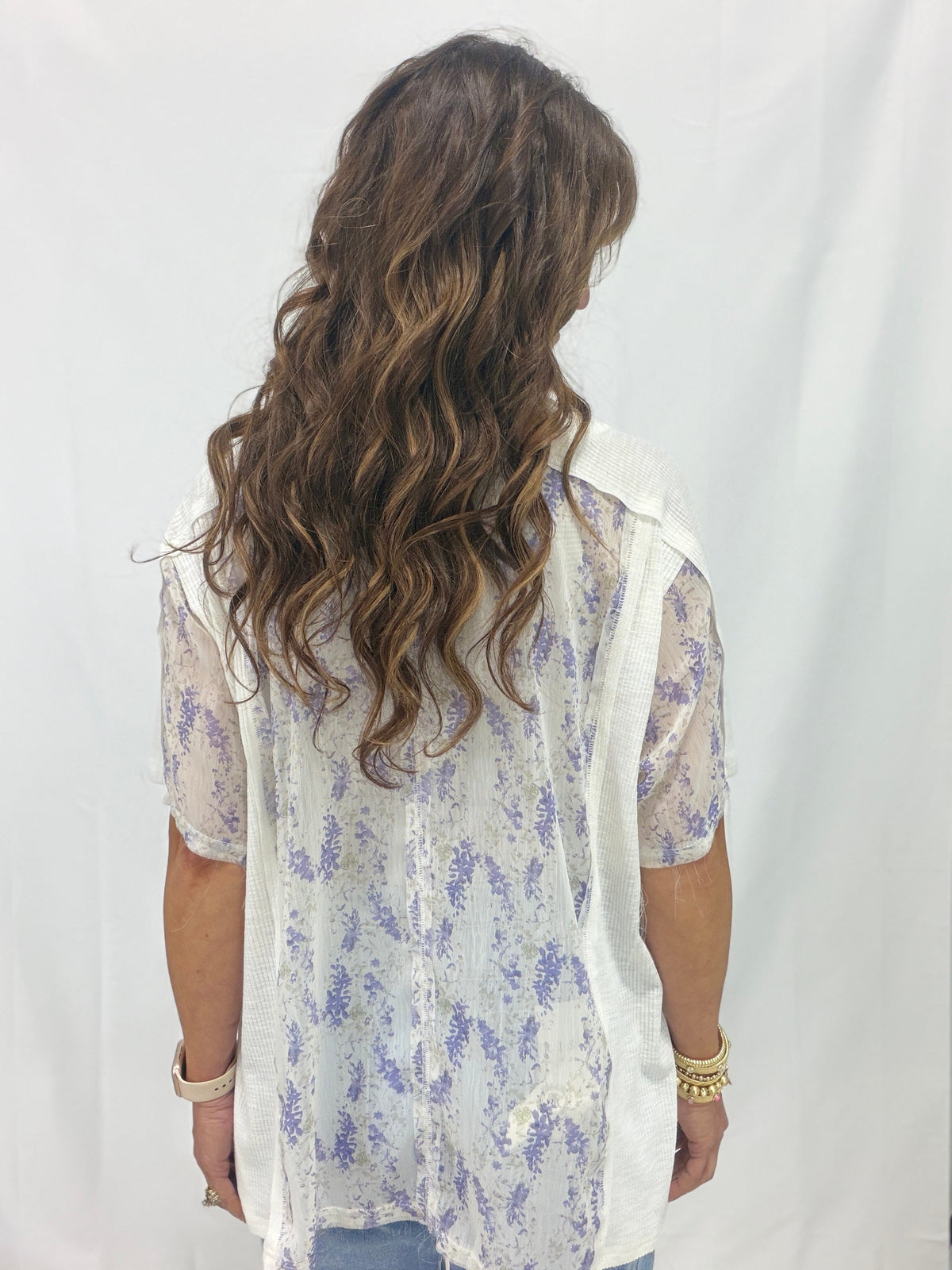 Pol Floral Fanciness Short Sleeve Top in 2 Colors *Final Sale*