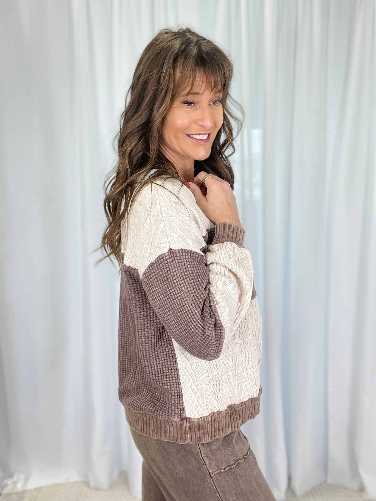 Special Days Mineral Washed Block Top In 4 Colors *Final Sale*