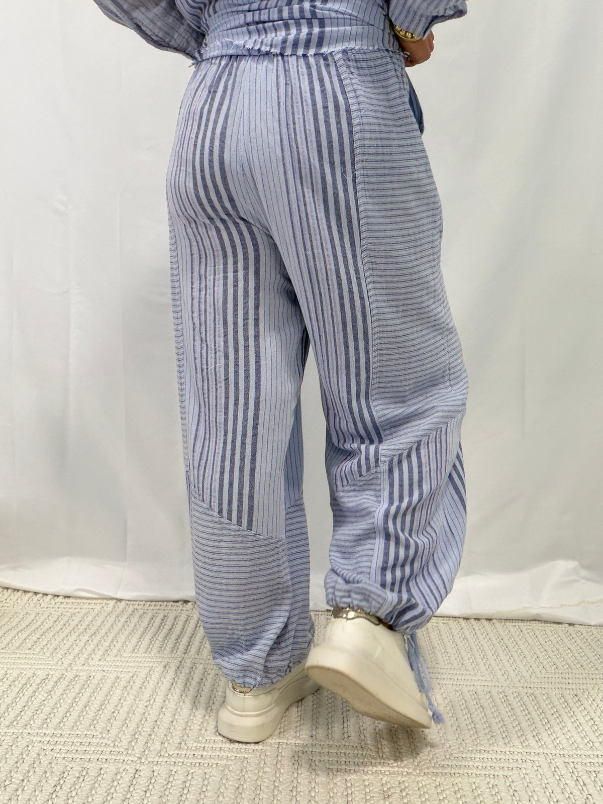 Slay Your Way Mineral Wash Cotton Pants In 2 Colors