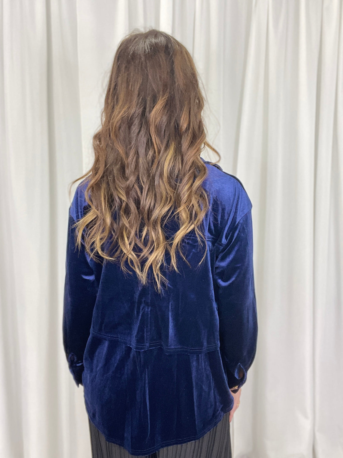 Carry Me Home Top In Navy *Final Sale*