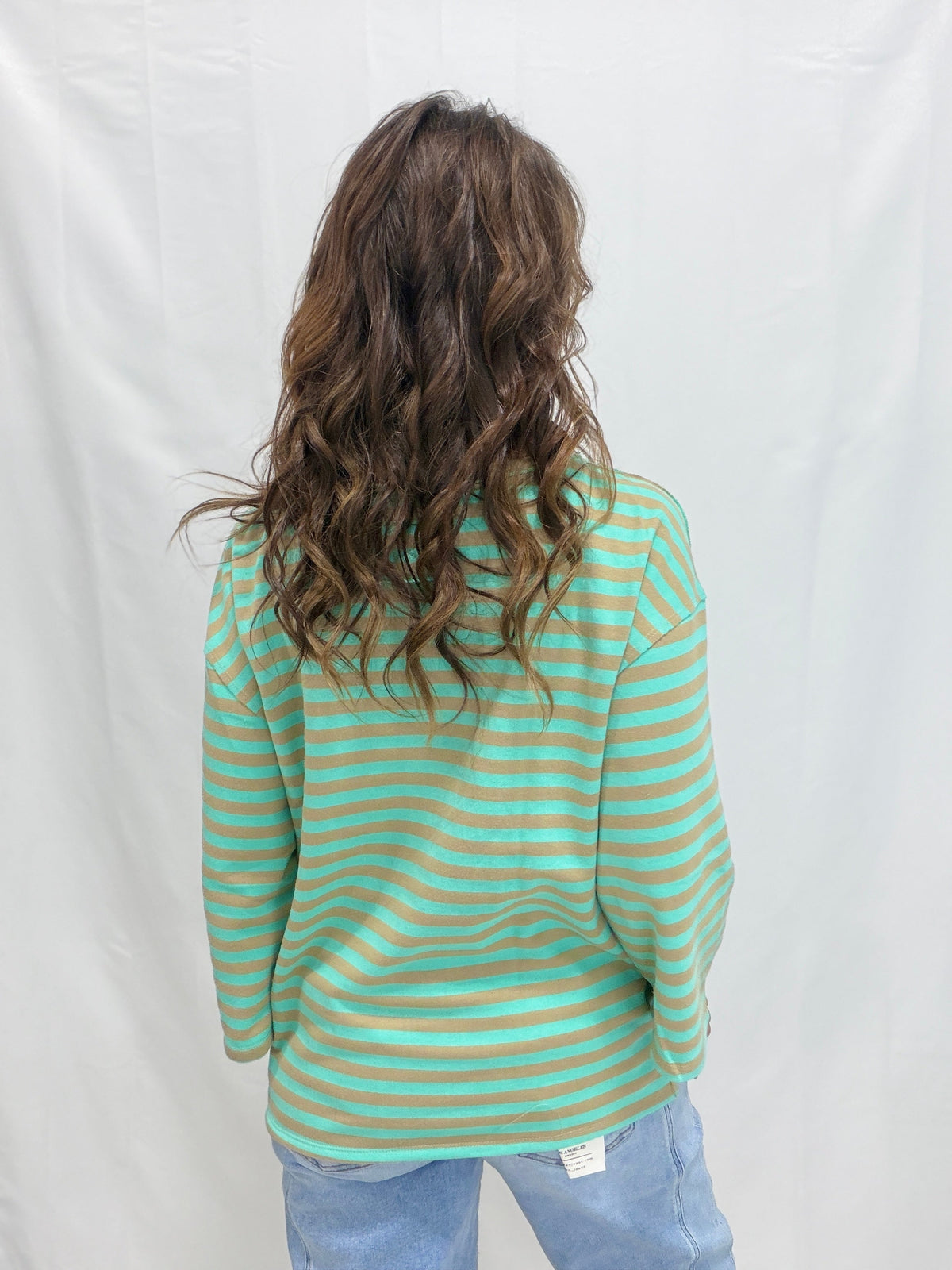 I've Done Well Long Sleeve Top In Aqua