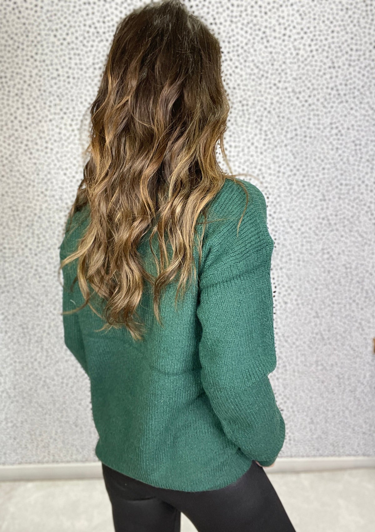 So Merry Sweet Embroidered Holiday Sweater In Green