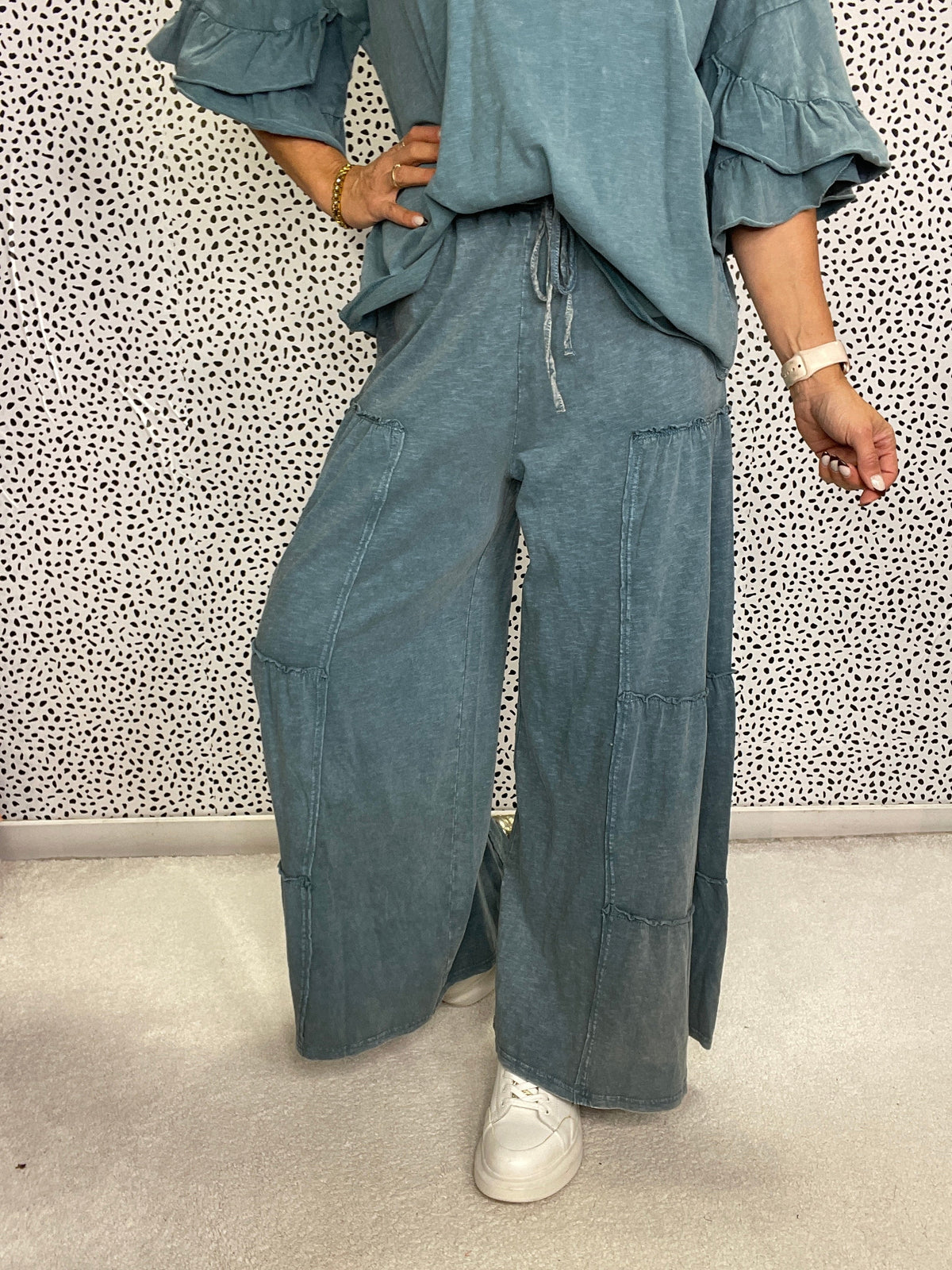 Going All In Mineral Washed Pants In 4 Colors