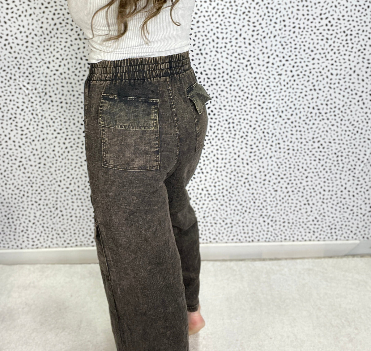 Hanging Out Linen Cargo Pants In 2 Colors *Final Sale*