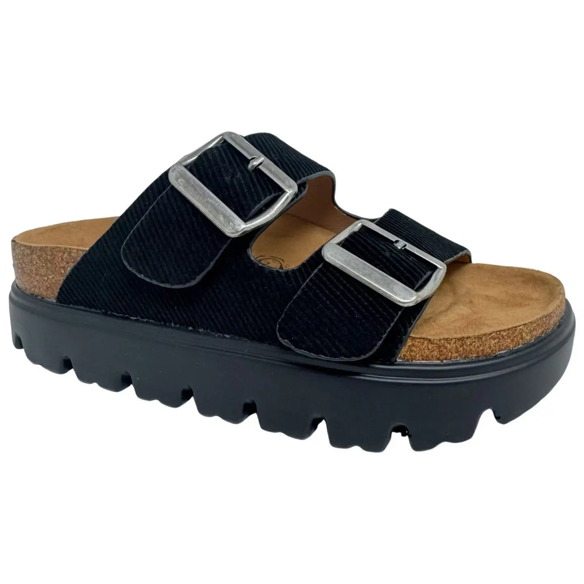 Very G Jazmin 2 Platform Sandal In Black on Black