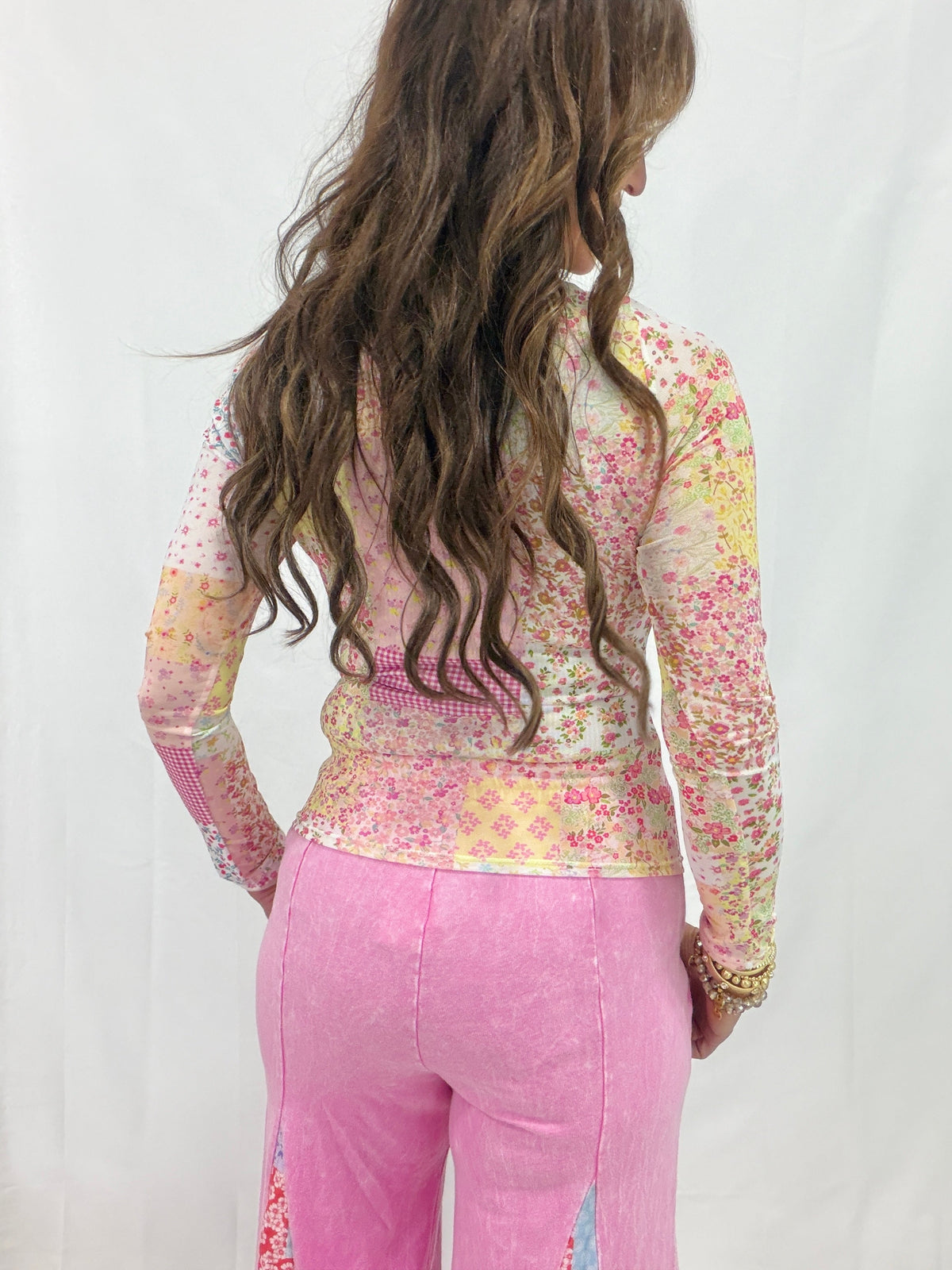 Sweet Meadow Patchwork Top in 2 Colors *Final Sale*