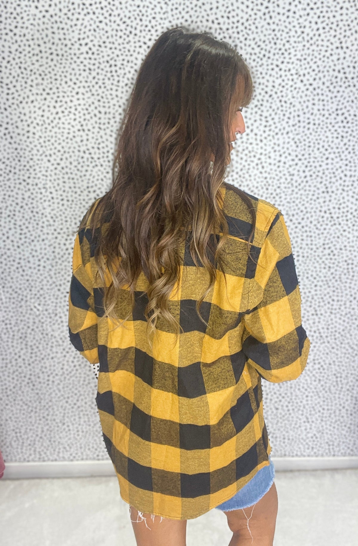 Old Gold Boyfriend Flannel