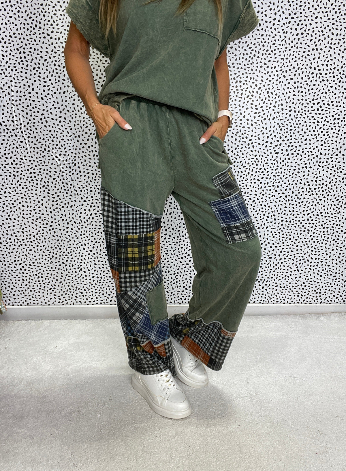 Woodland Patchwork Pants in 2 Colors