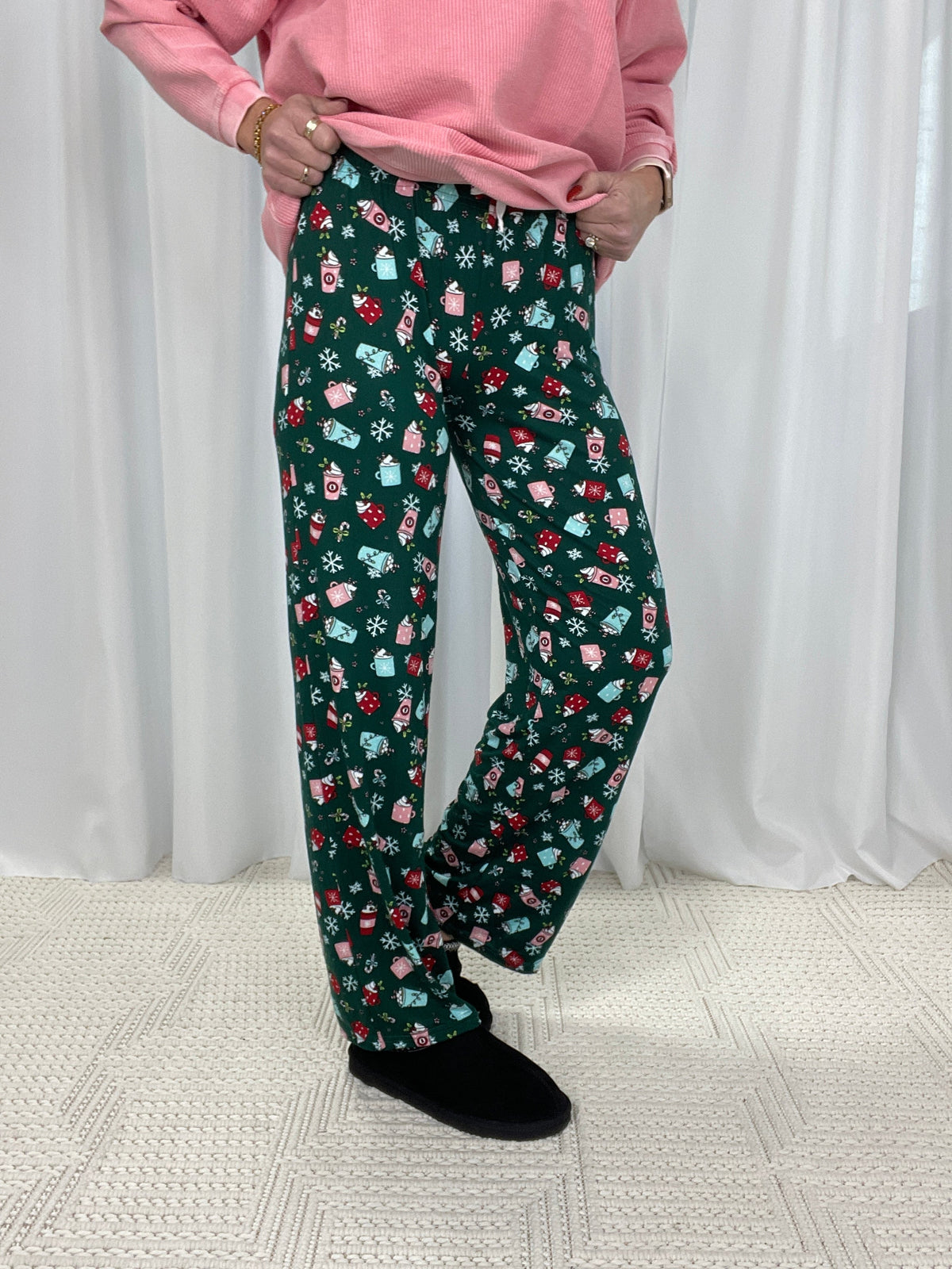 Oh What Fun It Is Holiday Lounge Pants In 2 Colors *Final Sale*