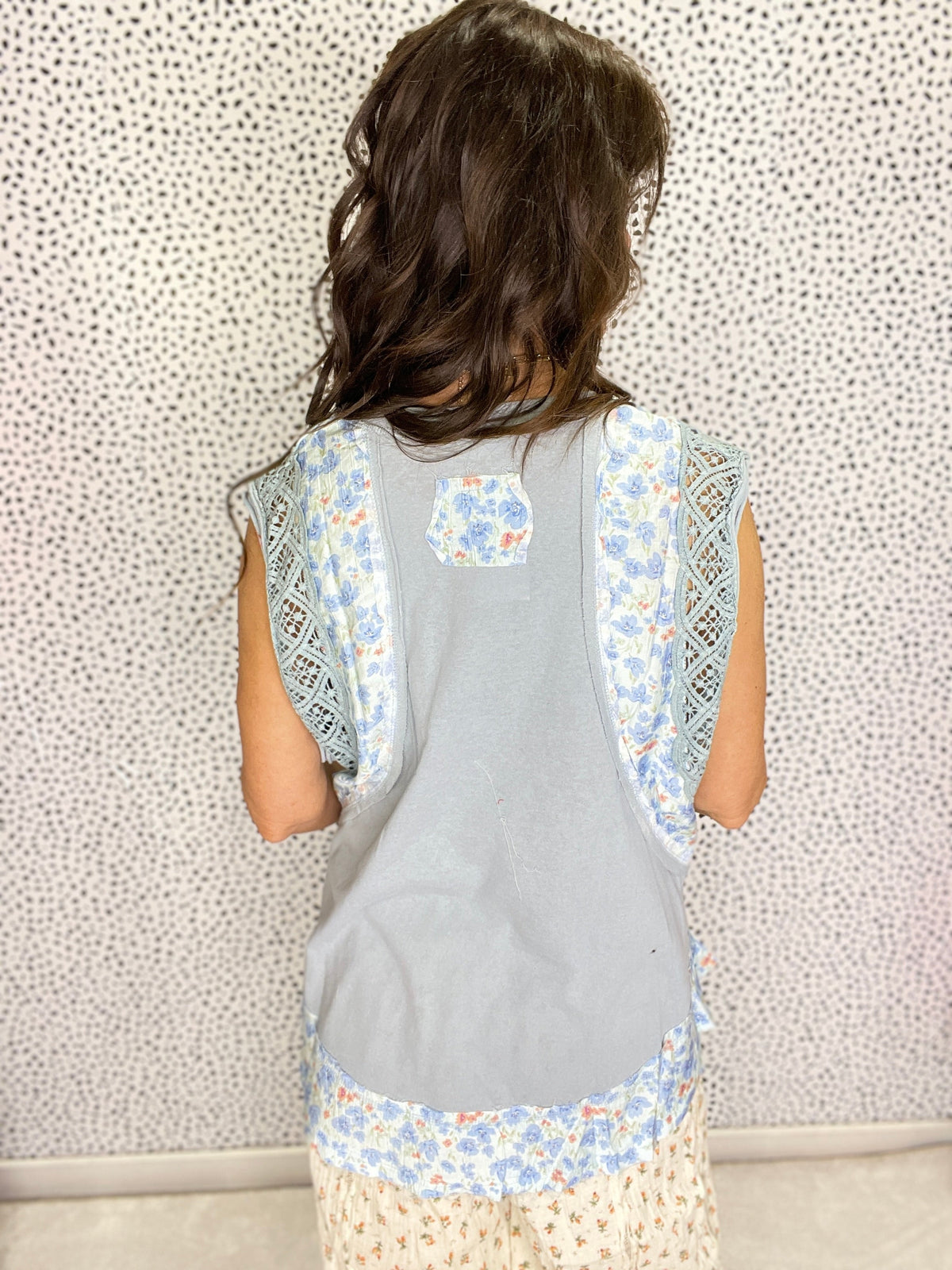 POL Lace Blossom Sleeveless Top In 2 Colors *Final Sale*