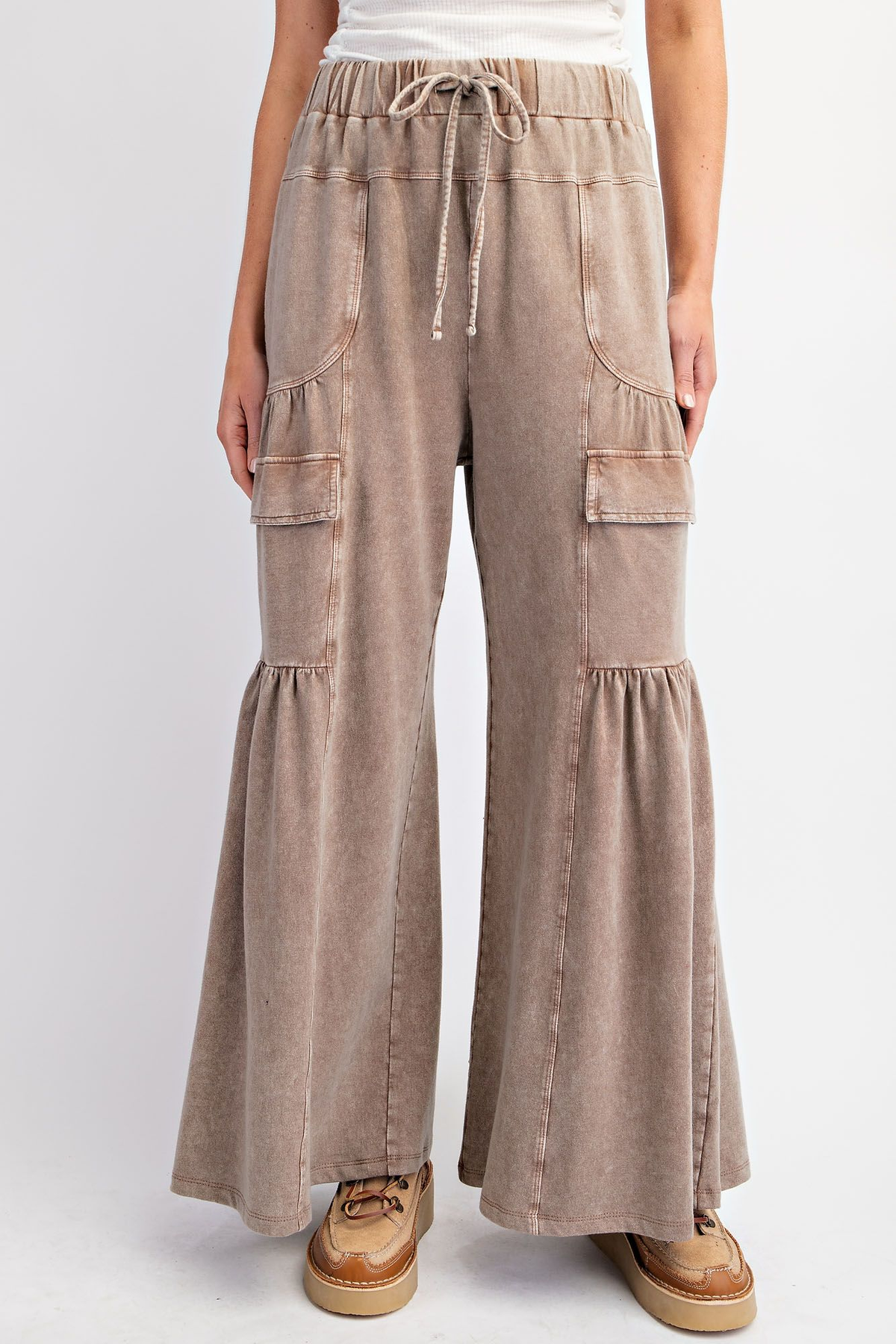 Reaching Out Mineral Washed Pants In 5 Colors