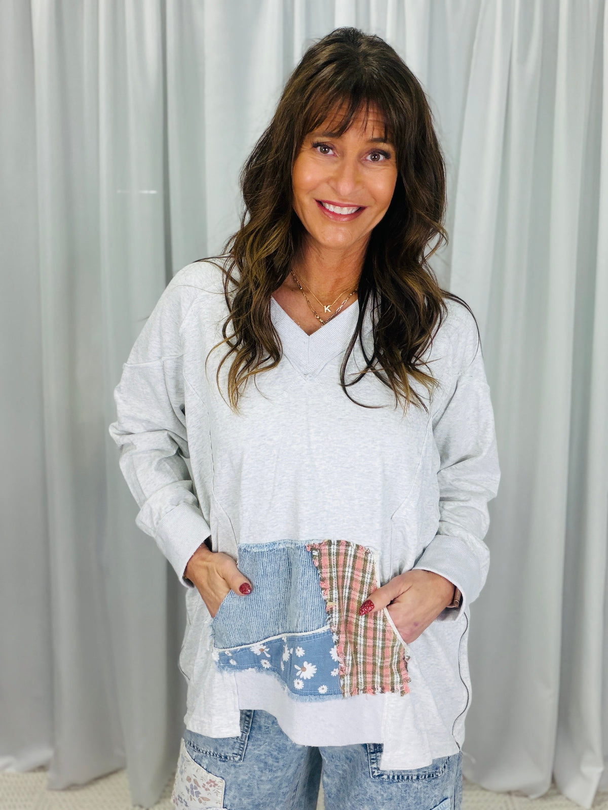 Always True Mineral Washed V-Neck Top In 2 Colors *Final Sale*