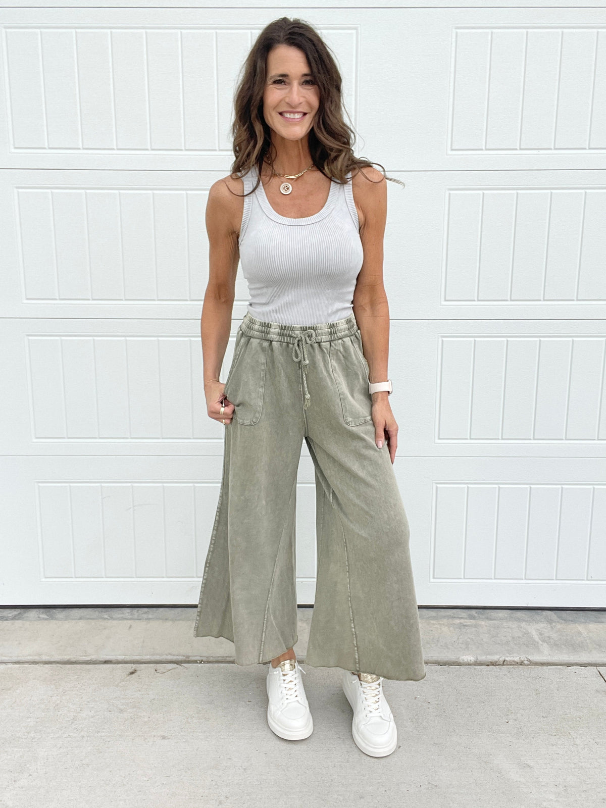 In Style Terry Knit Crop Pants In 11 Colors
