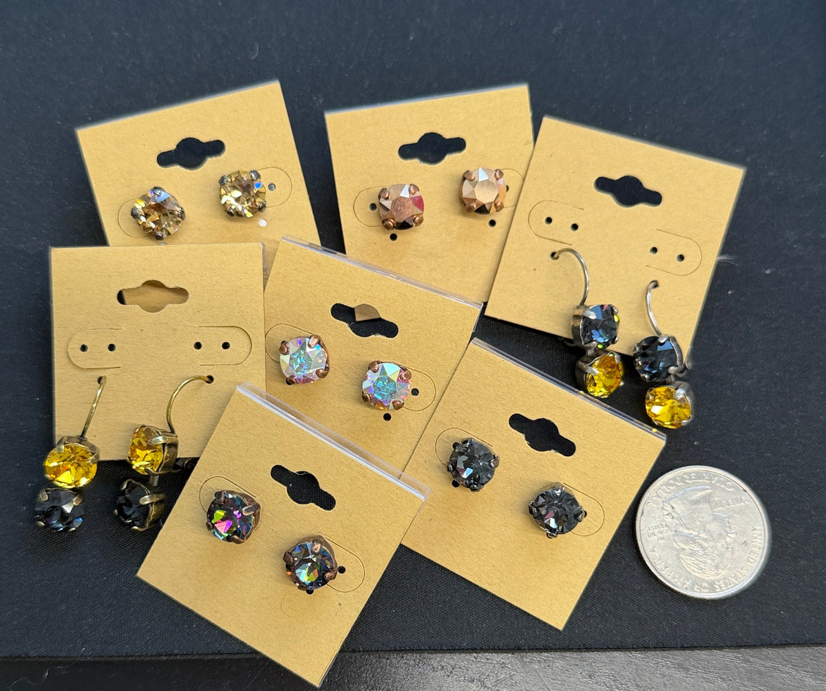 Vintage Bling Earrings In 7 Colors *Final Sale*