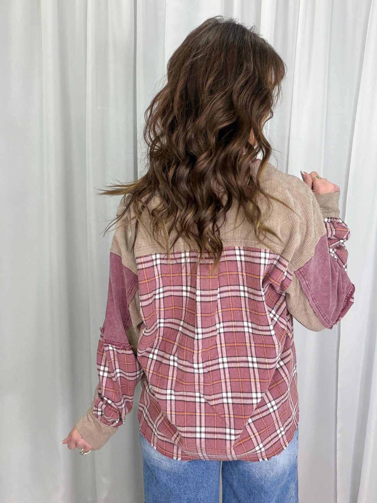 Avenue Bloom Top In Mulberry *Final Sale*