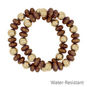 Water Resistant Set Of 2 Stretch Bracelets In 4 Colors *Final Sale*
