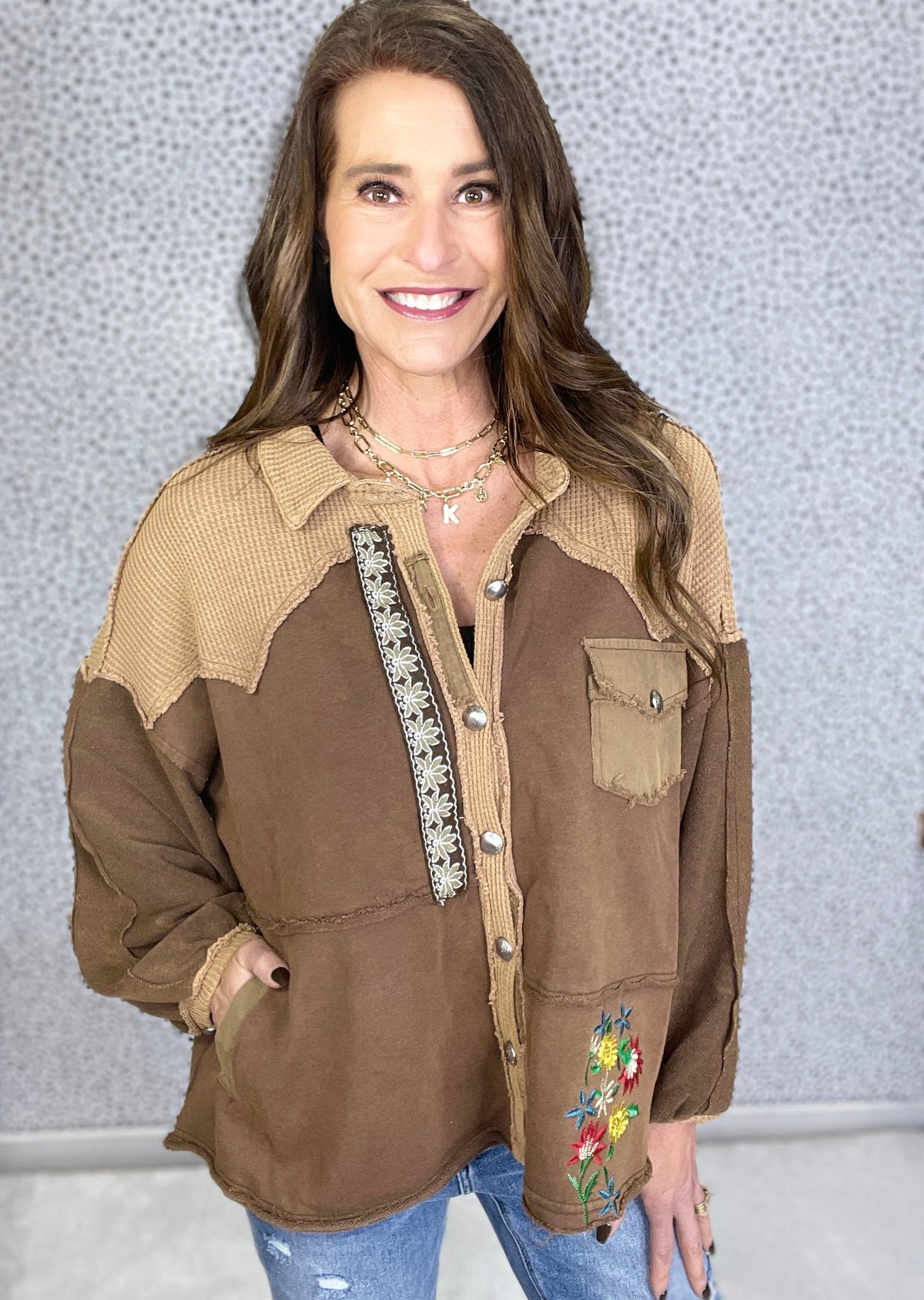 POL Calling Your Bluff Oversized Jacket In 4 Colors *Final Sale*