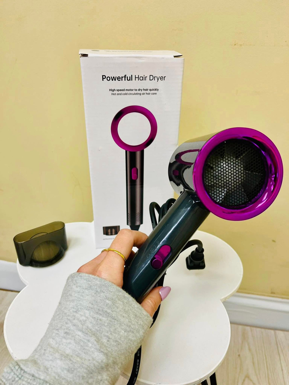 Light Weight Hot And Cold Air Circulating Air Hair Dryer In 2 Colors *Final Sale*