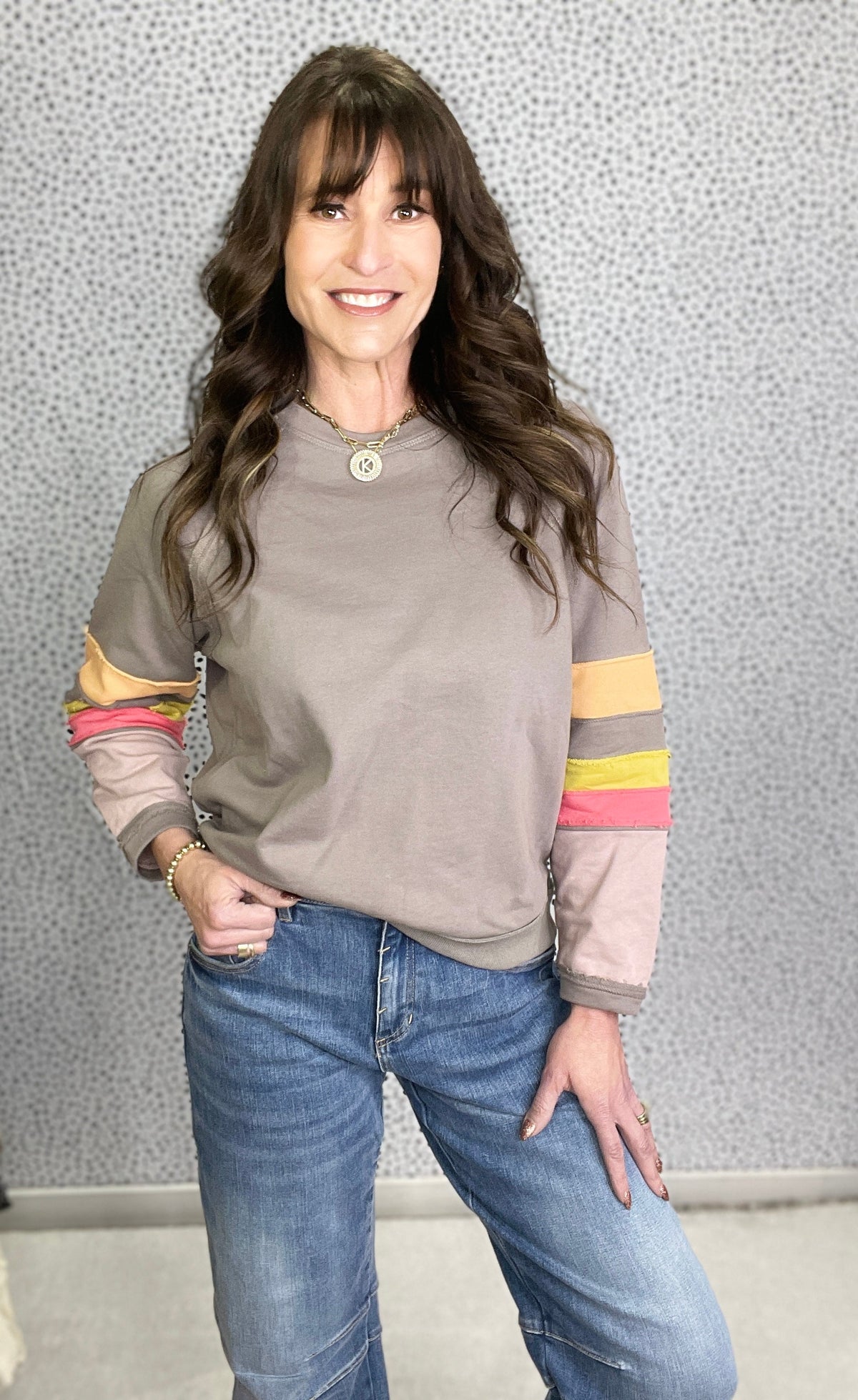 Miles On It Loose Fit Pullover In 3 Colors: Sage, Oatmeal, Mocha *Final Sale*