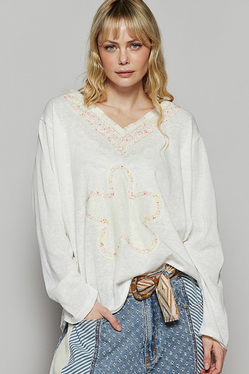 POL I Can't Believe It Floral Patch Top In 4 Colors
