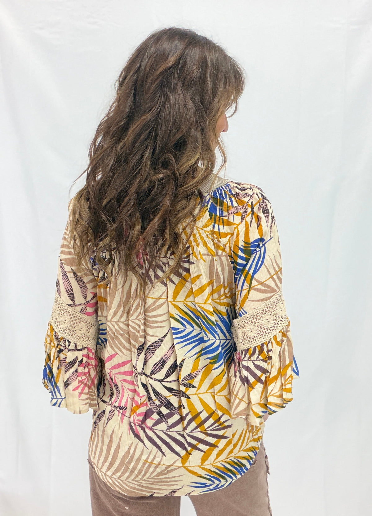 Autumn Palm Top *Final Sale*