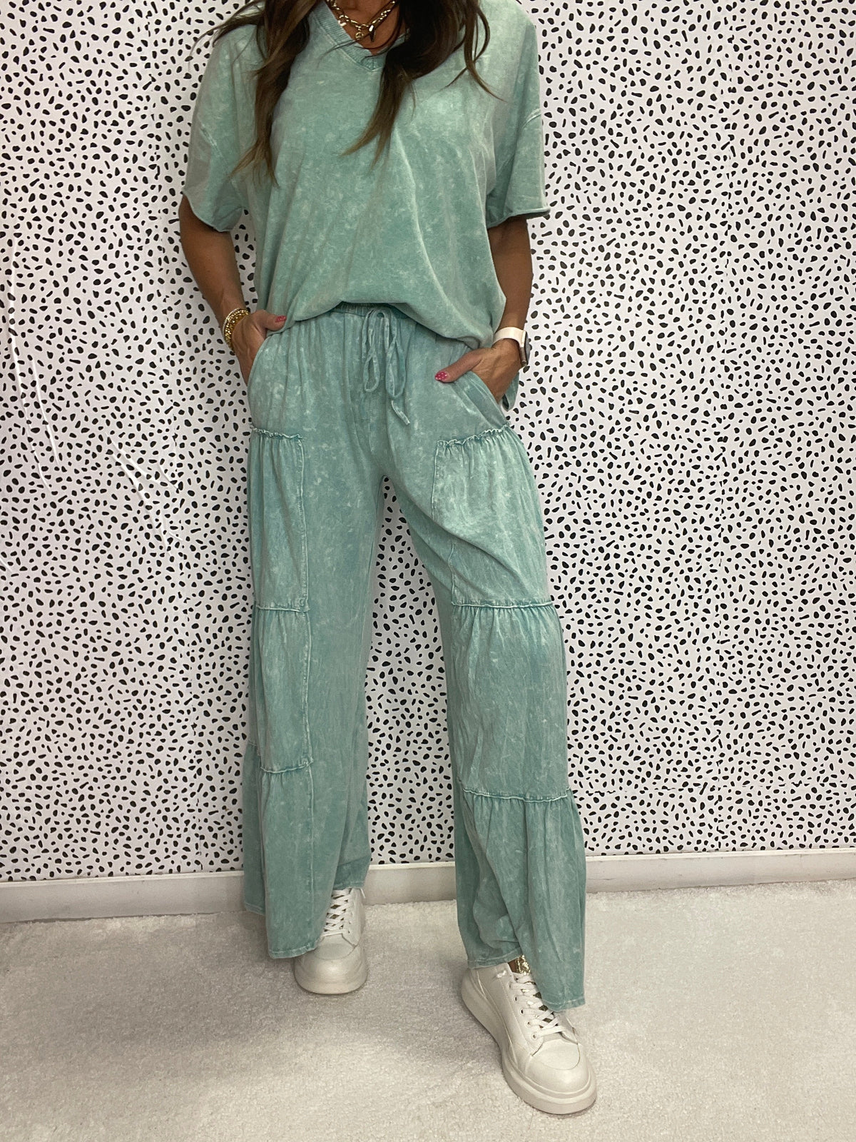 Just Go With It Wide Leg Pants In 2 Colors *Final Sale*