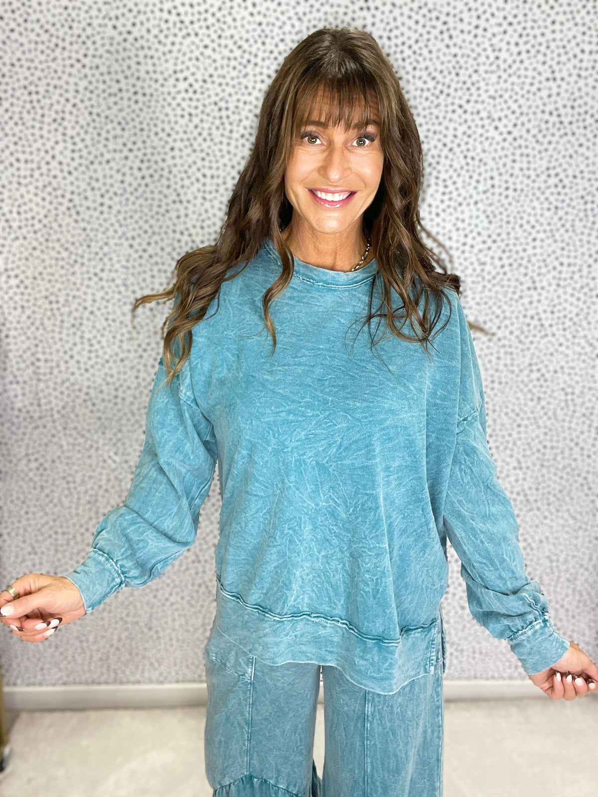 Butterfly Breeze Long Sleeve Top In 3 Colors