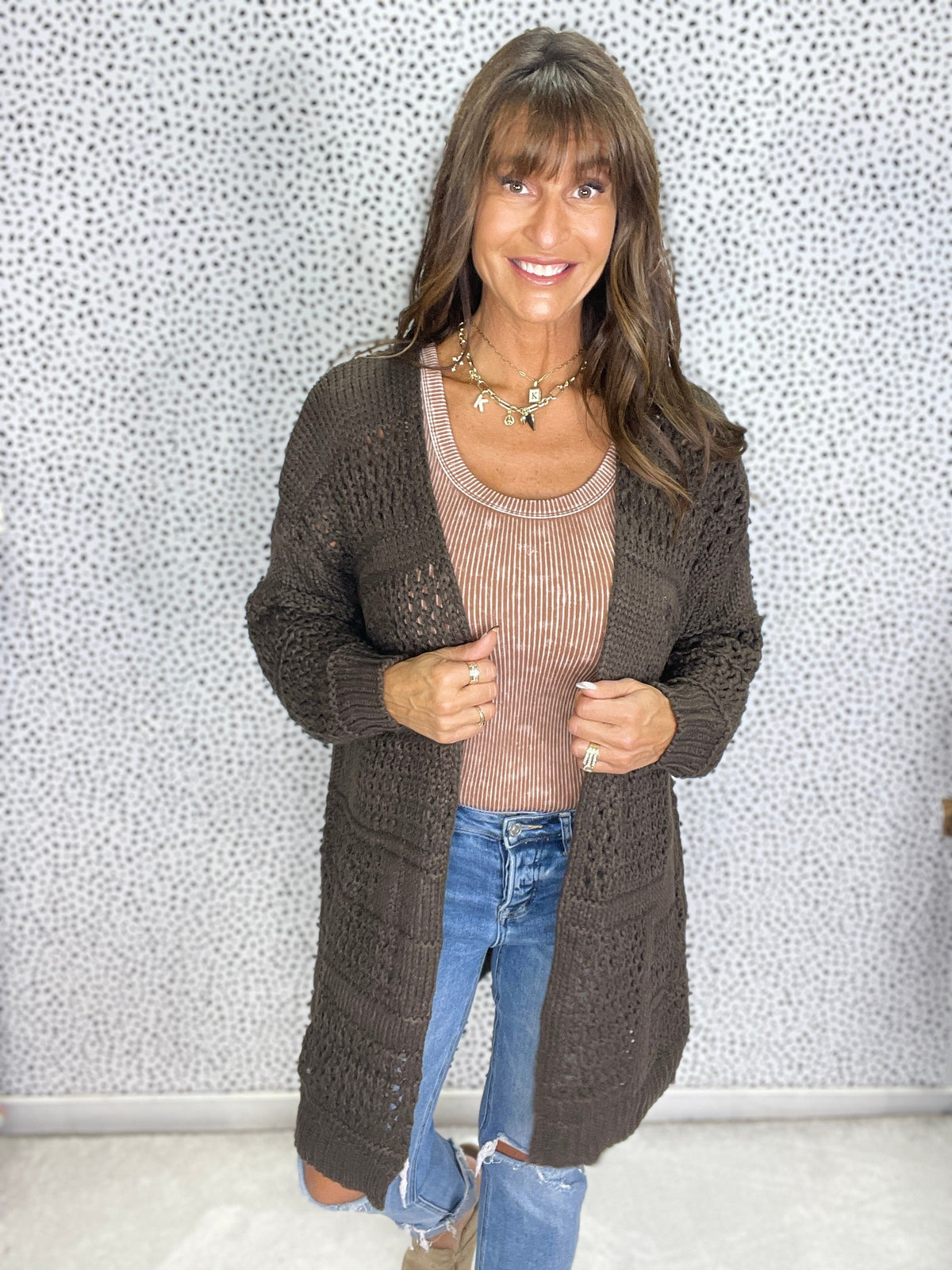 Trying To Poke Holes Cardigan *Final Sale*