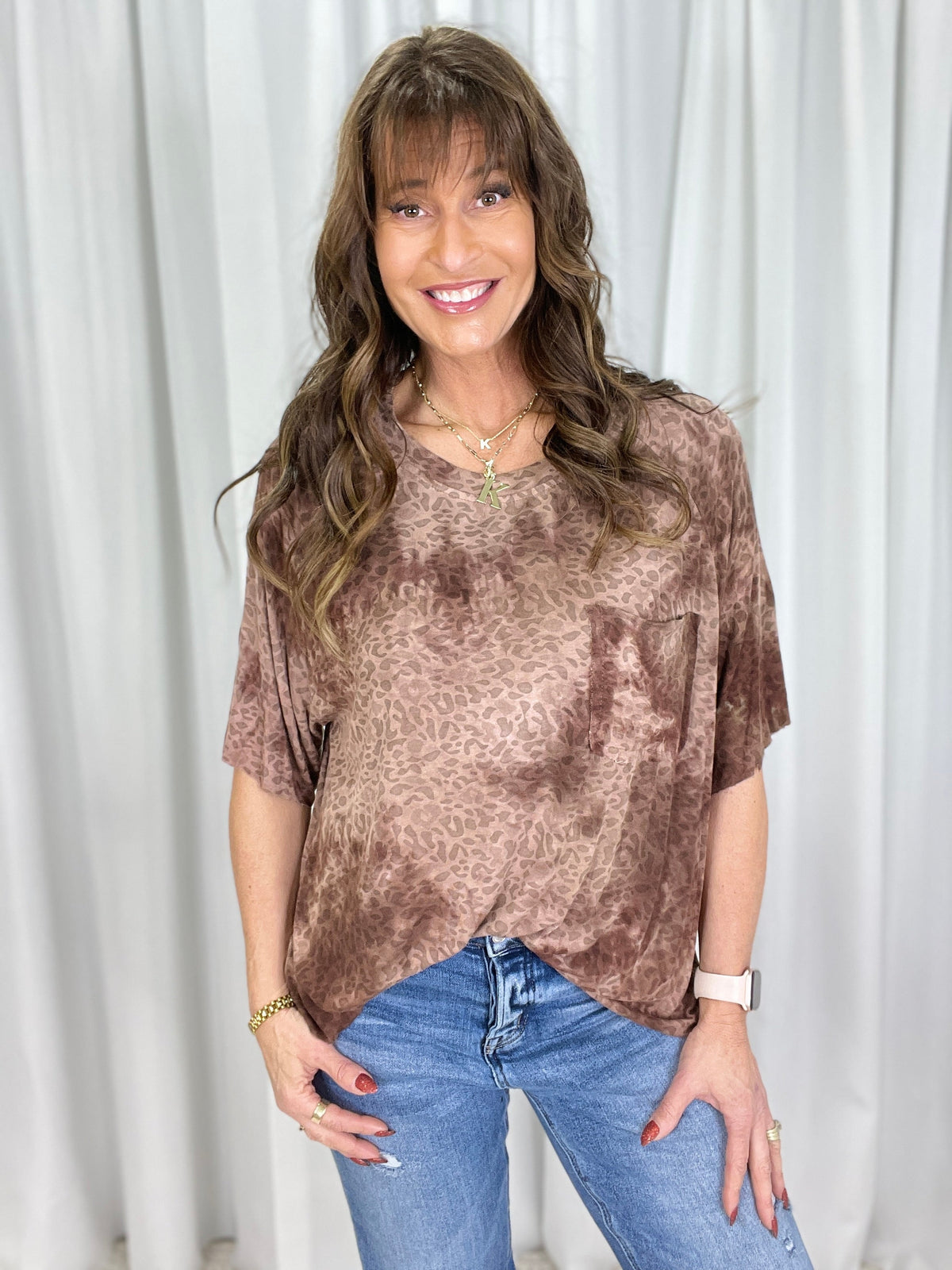 POL Wander Wild Short Sleeve Top In 2 Colors *Final Sale*