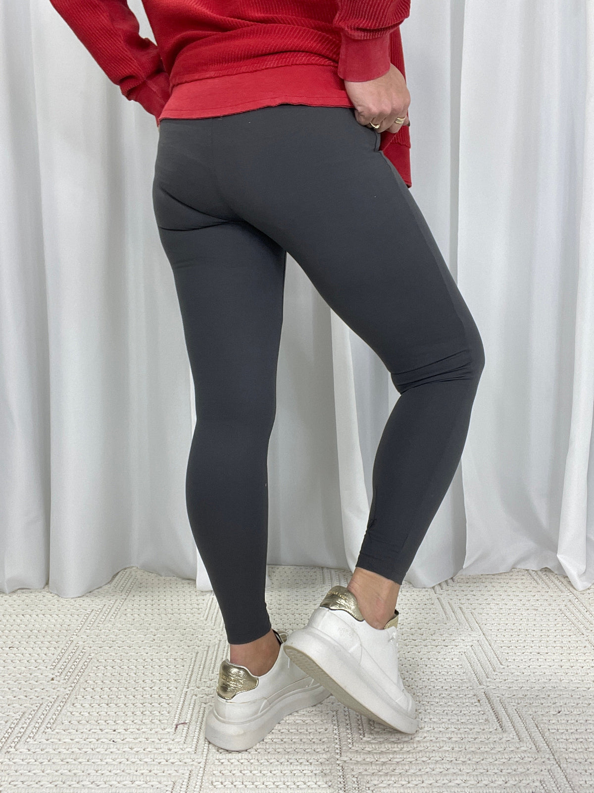 Everyday Grey Buttery Soft Leggings *Final Sale*