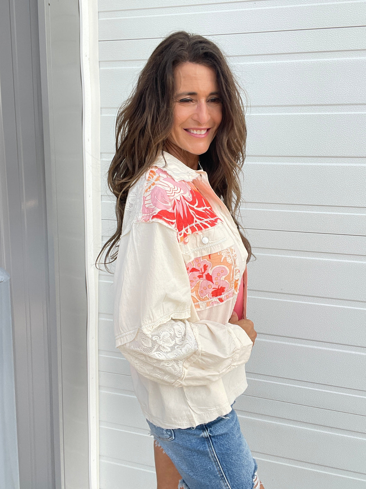 Pol Check Yourself Balloon Sleeve Shirt In 4 Colors
