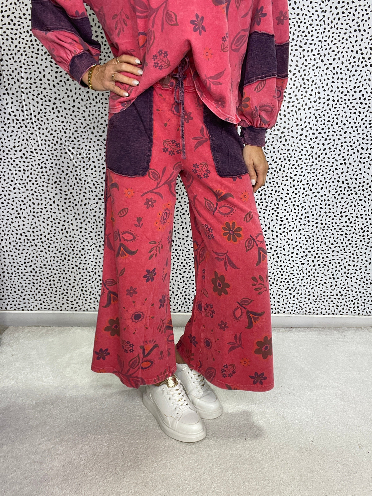 Garden Light Floral Printed Pants In 3 Colors