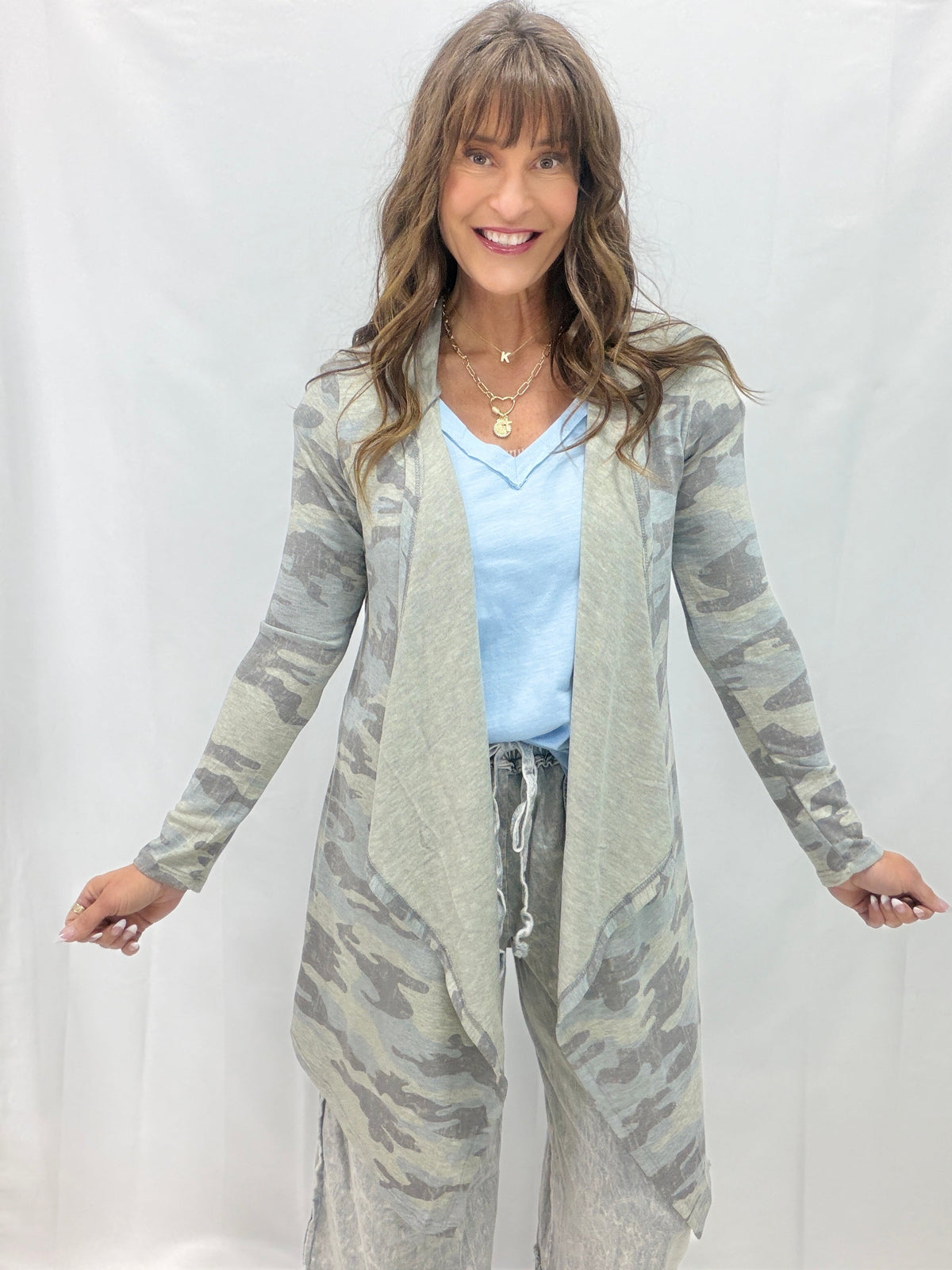 Everyday Edge Camo Cardigan *Final Sale*
