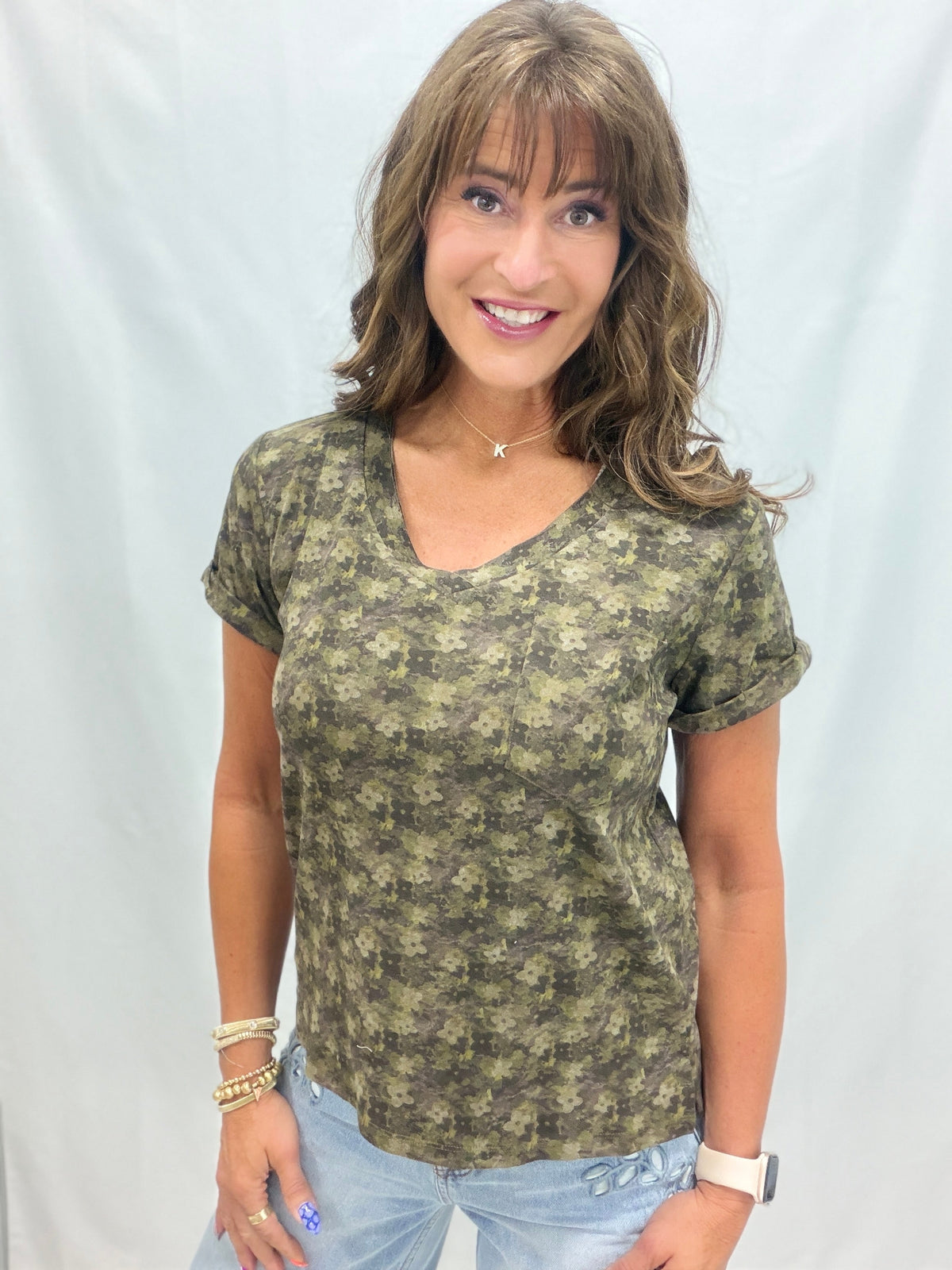 So I'm Told Short Sleeve Top In Green