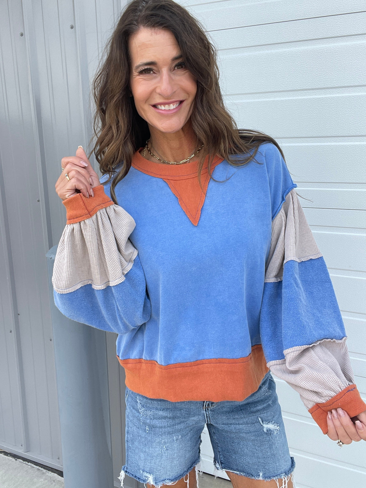 Pol Skip Ahead Long Sleeve Top *Final Sale*