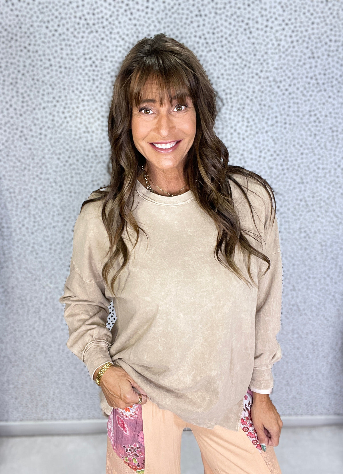 Butterfly Breeze Long Sleeve Top In 3 Colors