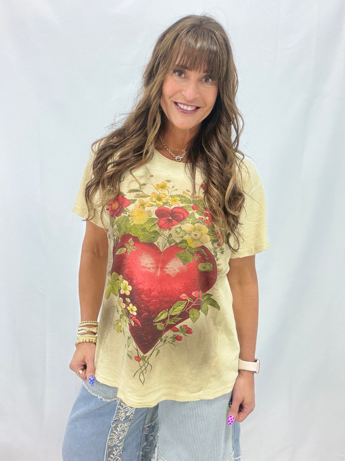 Moon Dance Full Heart Short Sleeve Tee